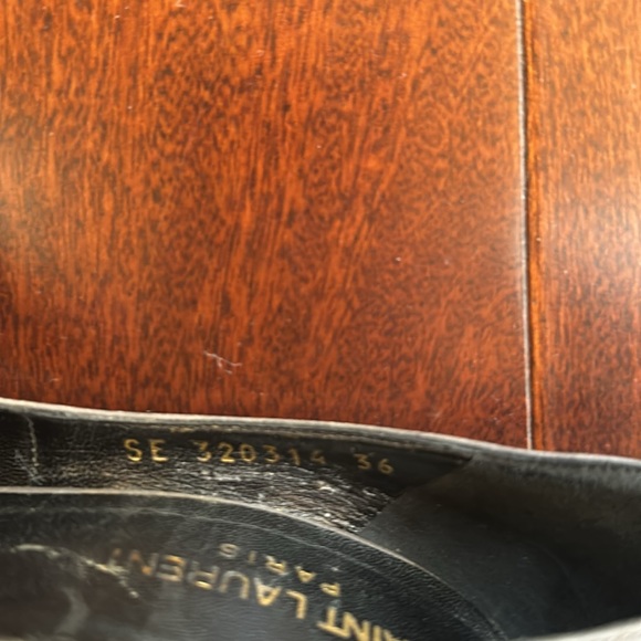 Authentic Saint Laurent Paris heels. Dark, gray and black. - Picture 4 of 13